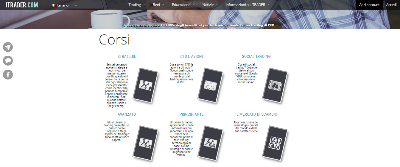 Le offerte di corsi di ITRADER sono fantastiche Le offerte di corsi di ITRADER sono fantastiche